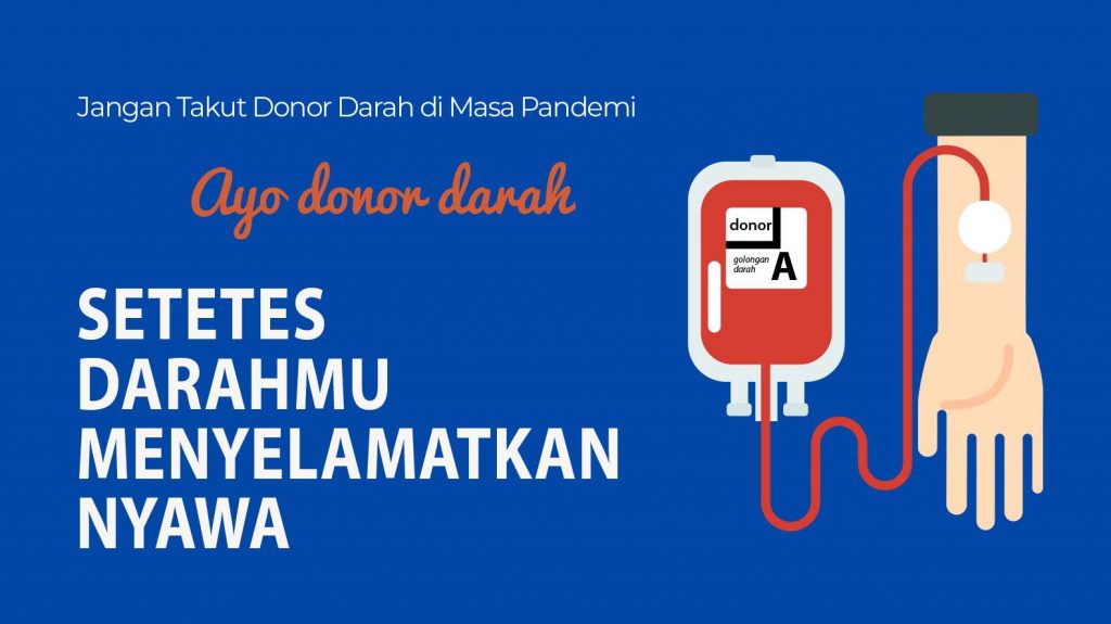 Jangan takut donor darah di masa pandemi